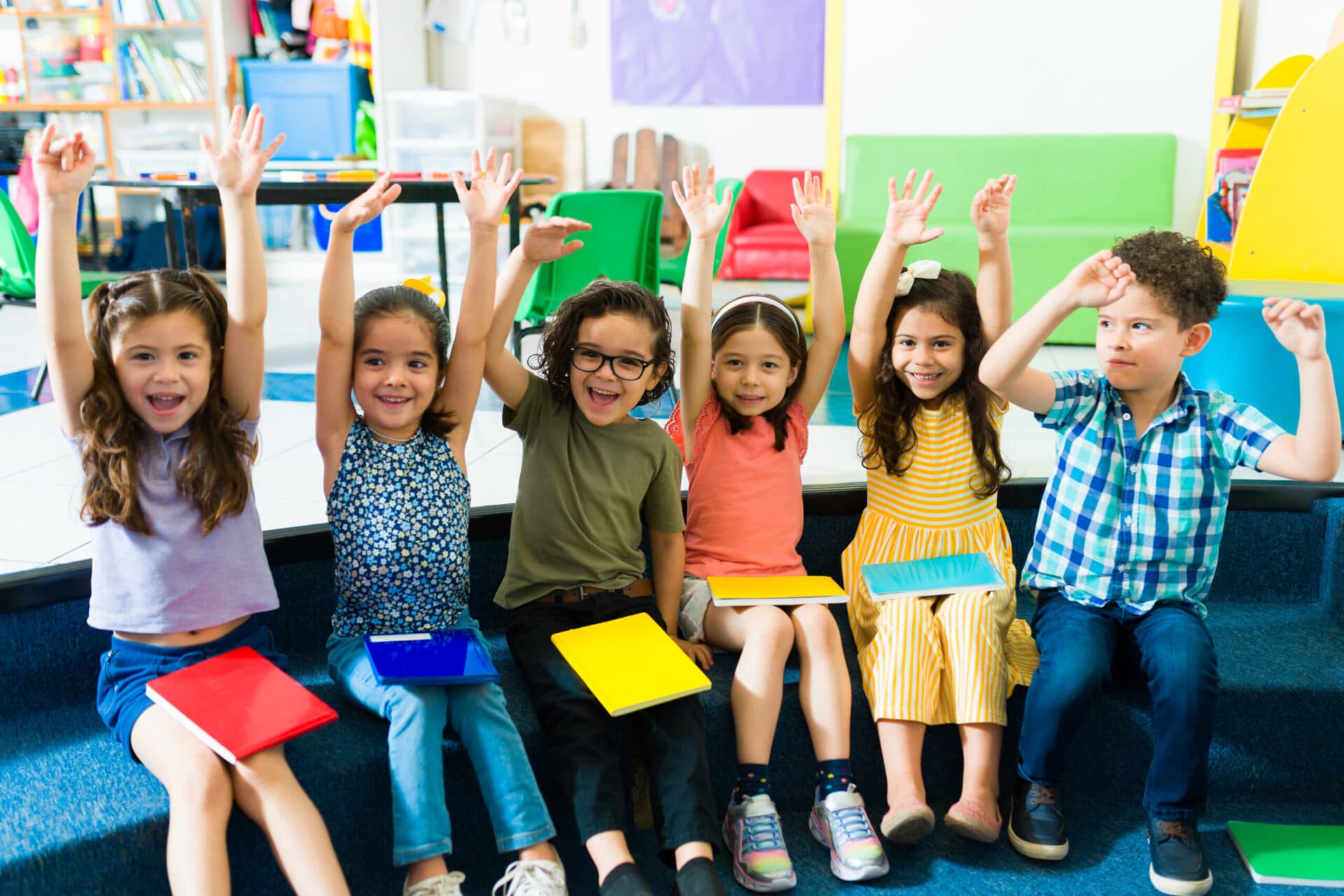 Children learning at Kids Cove